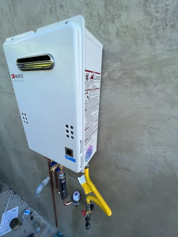 Tankless water heater installation for Mulberry Greens homes