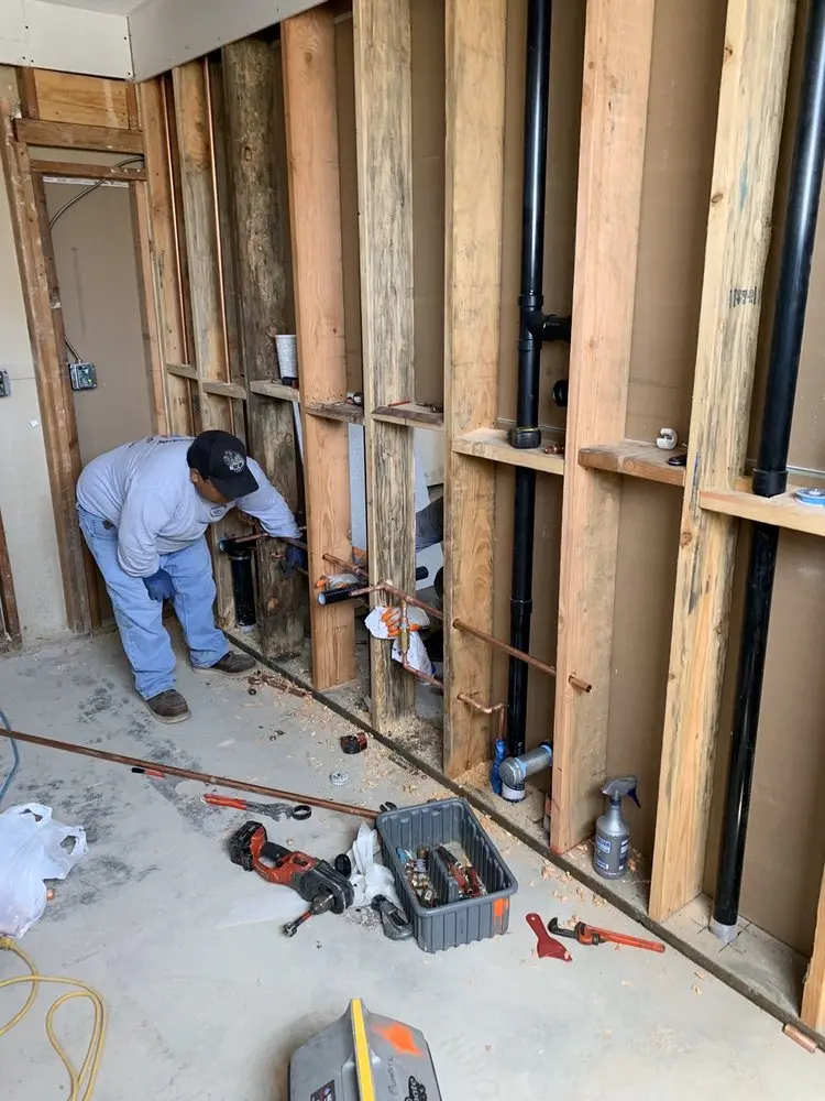 Commercial rough-in plumbing for Gas Line Repair in Mulberry Greens